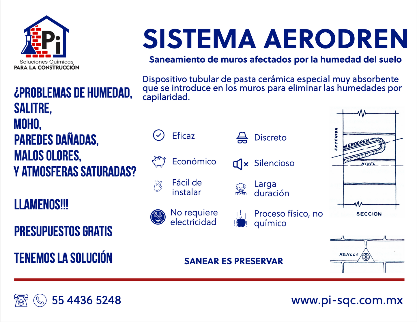 Sistema Aerodren, Productos Duro Rock